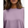 imageTrendy Queen Womens Oversized Long Sleeve T Shirts 2025 Basic Crewneck Tee Fall Tops Casual Workout Y2K ClothesPurple