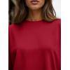 imageTrendy Queen Womens Oversized Long Sleeve T Shirts 2025 Basic Crewneck Tee Fall Tops Casual Workout Y2K ClothesRed
