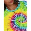 imageTrendy Queen Womens Oversized Long Sleeve T Shirts 2025 Basic Crewneck Tee Fall Tops Casual Workout Y2K ClothesTie Dye Rainbow