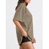 imageTrendy Queen Womens Oversized Summer T Shirts Plus Size Batwing Cute Casual Tops Short Sleeves Fashion Workout ClothesArmykhaki