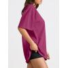 imageTrendy Queen Womens Oversized Summer T Shirts Plus Size Batwing Cute Casual Tops Short Sleeves Fashion Workout ClothesHotpink
