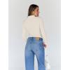 imageTrendy Queen Womens Turtleneck Long Sleeve Shirts Fall Fashion Basic Thermal Underwear Tops Winter Clothes 2025Beige