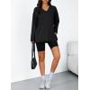 imageTrendy Queen Womens Oversized Long Sleeve T Shirts Side Slit Workout Tops Fall Fashion Plus Size Gym V Neck Basic Y2k TeesBlack