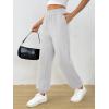 imageTrendy Queen Womens Sweatpants Baggy Athletic Joggers with Pockets Lounge PantsGrey