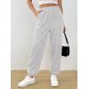 imageTrendy Queen Womens Sweatpants Baggy Athletic Joggers with Pockets Lounge PantsGrey