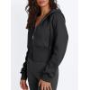 imageTrendy Queen Womens Zip Up Cropped Hoodies Long Sleeve Sweatshirts Jackets Fall Fashion 2024 Y2k Winter ClothesBlack