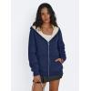 imageTrendy Queen Zip Up Hoodies for Women Fleece Lined Jackets Winter Coats Long Sleeve Sweatshirts Pullover Fall ClothesNavy
