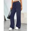 imageTrendy Queen Womens Wide Leg Sweatpants Baggy Barrel Pants with Pockets High Waist Lounge Joggers for Fall WinterNavy