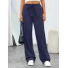 imageTrendy Queen Womens Wide Leg Sweatpants Baggy Barrel Pants with Pockets High Waist Lounge Joggers for Fall WinterNavy
