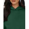 image:imageTrendy Queen 2 Piece Lounge Sweat Sets Plus Size Fall Fashion Matching Sweatsuits Wide Leg Pants Travel Outfit Winter ClothesDarkgreen
