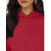 image:imageTrendy Queen 2 Piece Lounge Sweat Sets Plus Size Fall Fashion Matching Sweatsuits Wide Leg Pants Travel Outfit Winter ClothesRed