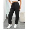 image:imageTrendy Queen Sweatpants Women Baggy Joggers with Pockets Lounge Comfy Barrel Pants Teens Cute Y2K Sports Fall Clothes 2026Black