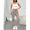 image:imageTrendy Queen Sweatpants Women Baggy Joggers with Pockets Lounge Comfy Barrel Pants Teens Cute Y2K Sports Fall Clothes 2026Coffeegrey