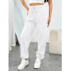 image:imageTrendy Queen Sweatpants Women Baggy Joggers with Pockets Lounge Comfy Barrel Pants Teens Cute Y2K Sports Fall Clothes 2026White