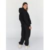 image:imageTrendy Queen Sweatsuits Women 2 Piece Outfit Two Piece Lounge Sets Hoodies and Sweatpants Fall Fashion Clothes 2026 TracksuitBlack