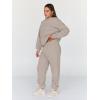 image:imageTrendy Queen Sweatsuits Women 2 Piece Outfit Two Piece Lounge Sets Hoodies and Sweatpants Fall Fashion Clothes 2026 TracksuitCoffeegrey