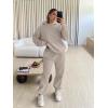 image:imageTrendy Queen Sweatsuits Women 2 Piece Outfit Two Piece Lounge Sets Hoodies and Sweatpants Fall Fashion Clothes 2026 TracksuitCoffeegrey