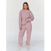 image:imageTrendy Queen Sweatsuits Women 2 Piece Outfit Two Piece Lounge Sets Hoodies and Sweatpants Fall Fashion Clothes 2026 TracksuitDarkpink