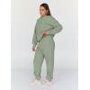 image:imageTrendy Queen Sweatsuits Women 2 Piece Outfit Two Piece Lounge Sets Hoodies and Sweatpants Fall Fashion Clothes 2026 TracksuitGreen