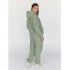 image:imageTrendy Queen Sweatsuits Women 2 Piece Outfit Two Piece Lounge Sets Hoodies and Sweatpants Fall Fashion Clothes 2026 TracksuitGreen
