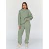 image:imageTrendy Queen Sweatsuits Women 2 Piece Outfit Two Piece Lounge Sets Hoodies and Sweatpants Fall Fashion Clothes 2026 TracksuitGreen