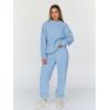 image:imageTrendy Queen Sweatsuits Women 2 Piece Outfit Two Piece Lounge Sets Hoodies and Sweatpants Fall Fashion Clothes 2026 TracksuitLightblue