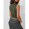image:imageTrendy Queen Women Going Out Summer Tank Tops Spring Casual Basic Cute 2026 Sleeveless Shirt Vacation Fashion Outfit ClothesArmy Green