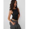 image:imageTrendy Queen Women Going Out Summer Tank Tops Spring Casual Basic Cute 2026 Sleeveless Shirt Vacation Fashion Outfit ClothesBlack