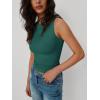 image:imageTrendy Queen Women Going Out Summer Tank Tops Spring Casual Basic Cute 2026 Sleeveless Shirt Vacation Fashion Outfit ClothesDarkgreen