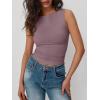 image:imageTrendy Queen Women Going Out Summer Tank Tops Spring Casual Basic Cute 2026 Sleeveless Shirt Vacation Fashion Outfit ClothesNutmeg