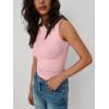 image:imageTrendy Queen Women Going Out Summer Tank Tops Spring Casual Basic Cute 2026 Sleeveless Shirt Vacation Fashion Outfit ClothesPink