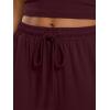 image:imageTrendy Queen Womens 2 Piece Lounge Set Spring Outfits  Camisole Top amp Wide Leg PantsAncora Red