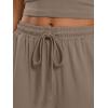 image:imageTrendy Queen Womens 2 Piece Lounge Set Spring Outfits  Camisole Top amp Wide Leg PantsMocha