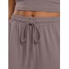 image:imageTrendy Queen Womens 2 Piece Lounge Set Spring Outfits  Camisole Top amp Wide Leg PantsRose Taupe