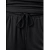 image:imageTrendy Queen Womens 2 Piece Sweatsuits Lounge Sets Track Suits Tank Tops Wide Leg Pants Spring Matching Outfits 2026Black