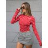 image:imageTrendy Queen Womens Boat Neck Tops Long Sleeve Shirts Casual Fitted Tee Shirts Solid Color Fall Basic Clothes 2026Love