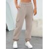 image:imageTrendy Queen Womens Cargo Sweatpants Oversized Fleece Joggers Baggy Athletic Pants with PocketCoffeegrey