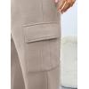 image:imageTrendy Queen Womens Cargo Sweatpants Oversized Fleece Joggers Baggy Athletic Pants with PocketCoffeegrey
