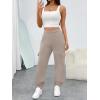 image:imageTrendy Queen Womens Cargo Sweatpants Oversized Fleece Joggers Baggy Athletic Pants with PocketCoffeegrey