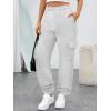 image:imageTrendy Queen Womens Cargo Sweatpants Oversized Fleece Joggers Baggy Athletic Pants with PocketGrey