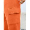 image:imageTrendy Queen Womens Cargo Sweatpants Oversized Fleece Joggers Baggy Athletic Pants with PocketOrange