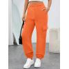 image:imageTrendy Queen Womens Cargo Sweatpants Oversized Fleece Joggers Baggy Athletic Pants with PocketOrange