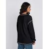 image:imageTrendy Queen Womens Crewneck Sweatshirts Long Sleeve Shirts Lightweight Sweaters Fall Tops Fashion Outfits 2025Black
