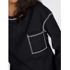 image:imageTrendy Queen Womens Crewneck Sweatshirts Long Sleeve Shirts Lightweight Sweaters Fall Tops Fashion Outfits 2025Black