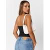 image:imageTrendy Queen Womens Cute Summer Tube Tops Going Out Strapless Ruched Backless Sleeveless Bandeau Y2k Clothes 2025Black
