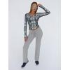 image:imageTrendy Queen Womens Long Sleeve Shirts Crop Tops Fall Fashion Solid Square Neck Going Out Basics Tees Y2k ClothesCobra
