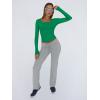 image:imageTrendy Queen Womens Long Sleeve Shirts Crop Tops Fall Fashion Solid Square Neck Going Out Basics Tees Y2k ClothesGreen