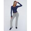 image:imageTrendy Queen Womens Long Sleeve Shirts Crop Tops Fall Fashion Solid Square Neck Going Out Basics Tees Y2k ClothesNavy Blue