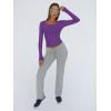 image:imageTrendy Queen Womens Long Sleeve Shirts Crop Tops Fall Fashion Solid Square Neck Going Out Basics Tees Y2k ClothesPurple
