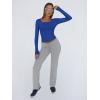 image:imageTrendy Queen Womens Long Sleeve Shirts Crop Tops Fall Fashion Solid Square Neck Going Out Basics Tees Y2k ClothesRoyal Blue
